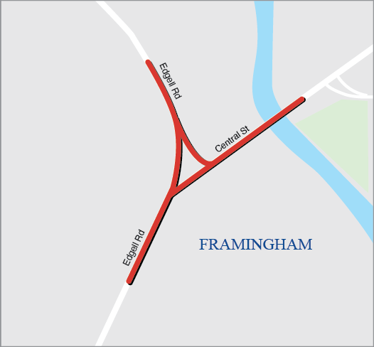 Framingham: Traffic Signal Installation at Edgell Road at Central Street 